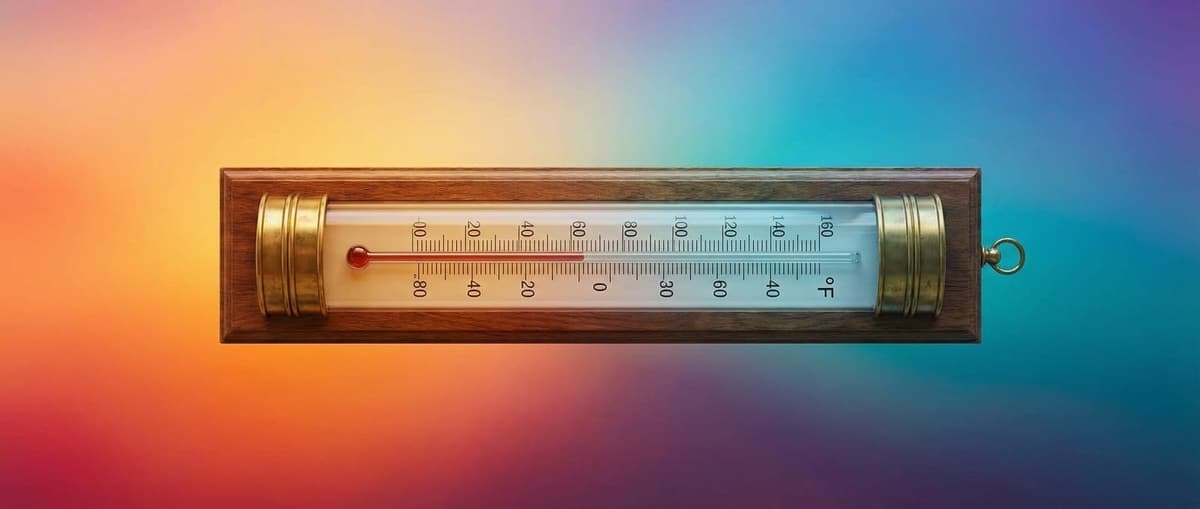 Thermometer and warm weather